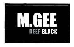 Trademark M.GEE DEEP BLACK