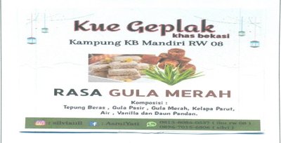 Trademark Kue Geplak