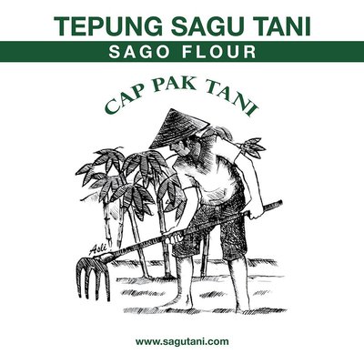 Trademark Tepung Sagu Tani Cap Pak Tani Asli