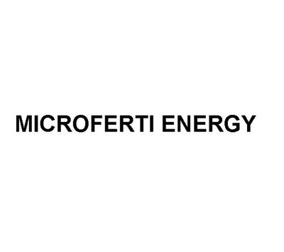 Trademark MICROFERTI ENERGY