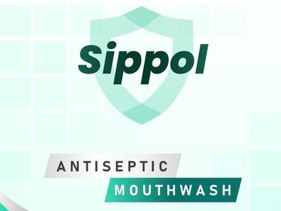 Trademark SIPPOL ANTISEPTIC MOUTHWASH + LOGO