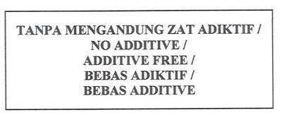 Trademark TANPA MENGANDUNG ZAT ADIKTIF DAN LOGO