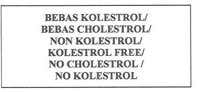 Trademark BEBAS KOLESTROL DAN LOGO