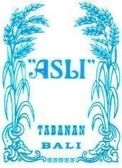 Trademark ASLI TABANAN BALI