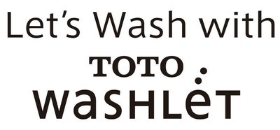 Trademark Let’s Wash with TOTO WASHLET