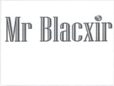 Trademark Mr Blacxir