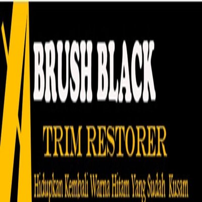 Trademark Brush Black Trim Restorer / Hidupkan Warna Hitam Yang Kusam