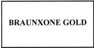 Trademark BRAUNXONE GOLD