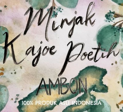 Trademark Minjak Kajoe Poetih AMBON