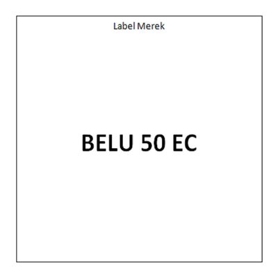 Trademark BELU 50 EC