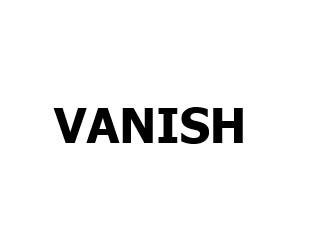 Trademark VANISH