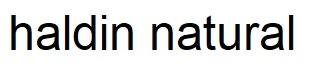 Trademark haldin natural