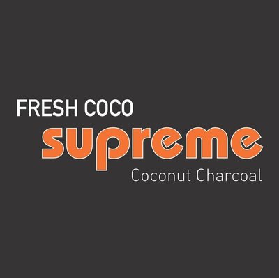 Trademark Fresh Coco Supreme Coconut Charcoal dan Logo