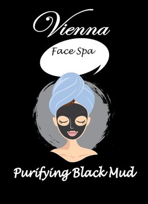 Trademark Vienna Face Spa Purifying Black Mud + Logo