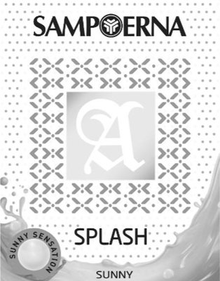 Trademark SAMPOERNA A SPLASH SUNNY Label