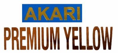 Trademark AKARI PREMIUM YELLOW & LOGO