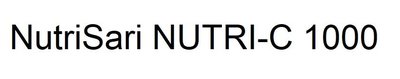 Trademark NutriSari NUTRI-C 1000