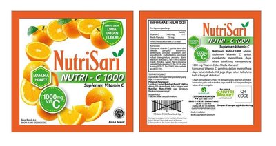 Trademark NutriSari NUTRI-C 1000 (Kemasan)