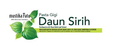 Trademark MUSTIKA RATU BRA MOORYATI SOEDIBYO PASTA GIGI DAUN SIRIH + LUKISAN