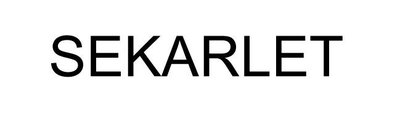 Trademark SEKARLET