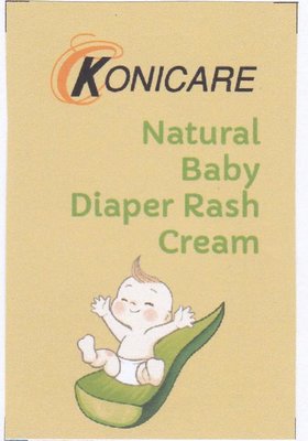 Trademark KONICARE NATURAL BABY DIAPER RASH CREAM & Logo