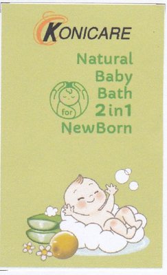 Trademark KONICARE NATURAL BABY BATH 2 IN 1 FOR NEWBORN & Logo