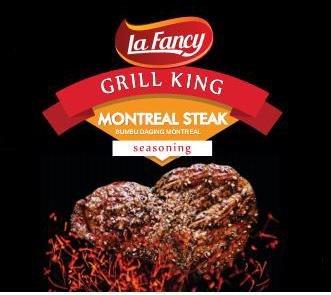 Trademark LA FANCY GRILL KING MONTREAL STEAK + LUKISAN