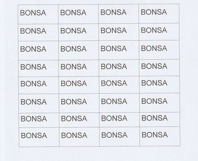 Trademark BONSA