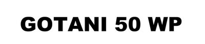 Trademark GOTANI 50 WP