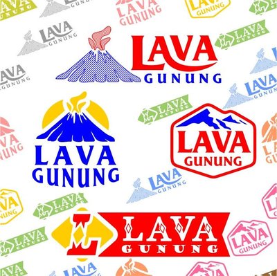 Trademark LAVA GUNUNG + LOGO