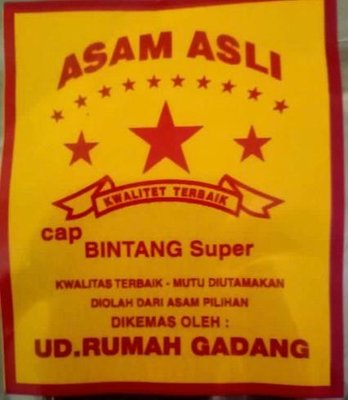 Trademark ASAM ASLI CAP BINTANG SUPER + LUKISAN