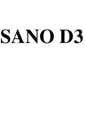 Trademark SANO D3