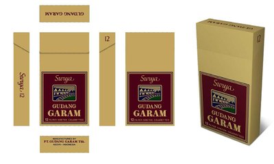 Trademark GUDANG GARAM Surya 12 + Lukisan