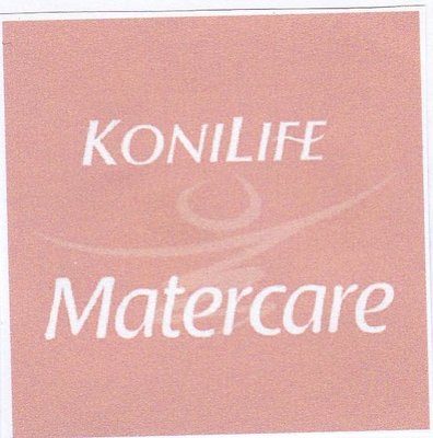 Trademark KONILIFE MATERCARE & LOGO