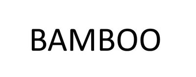 Trademark BAMBOO