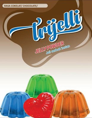 Trademark TRIJELLI Rasa Cokelat/Chocolate + Lukisan