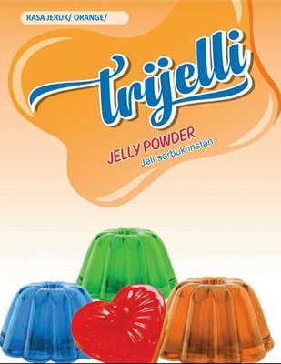 Trademark TRIJELLI Rasa Jeruk/Orange + Lukisan