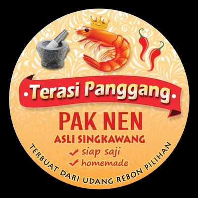 Trademark Terasi Panggang PAK NEN asli singkawang