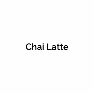 Trademark Chai Latte