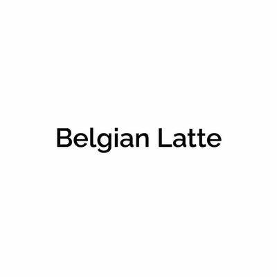 Trademark Belgian Latte