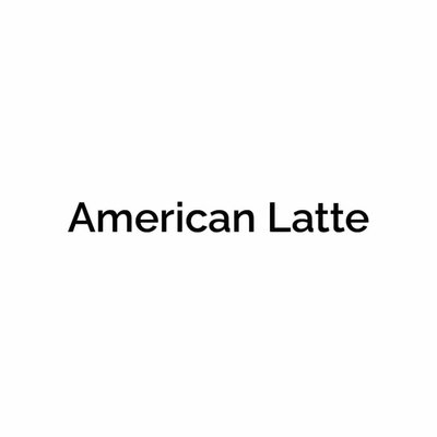 Trademark American Latte