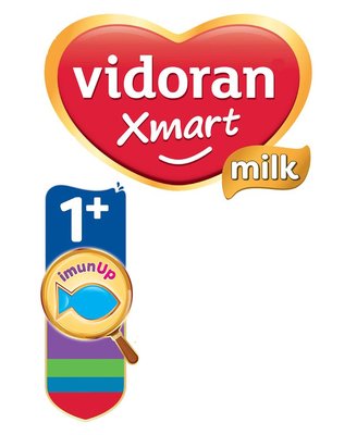 Trademark vidoran Xmart milk 1+ imunUp & Logo