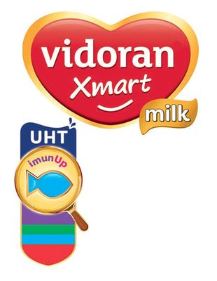 Trademark vidoran Xmart milk UHT imunUp + Logo