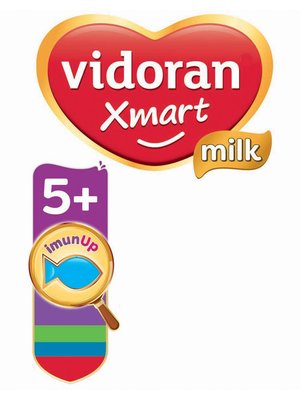 Trademark vidoran Xmart milk 5+ imunUp & Logo