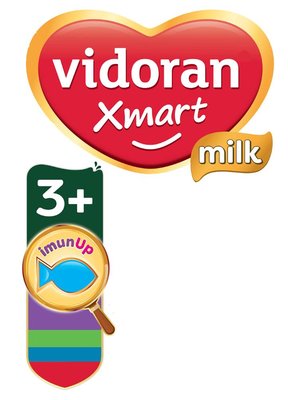 Trademark vidoran Xmart milk 3+ imunUp & Logo