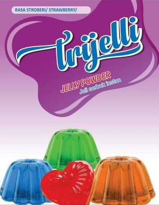 Trademark TRIJELLI Rasa Stroberi/Strawberry + Lukisan