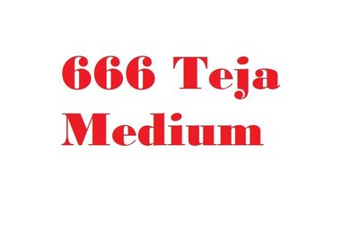 Trademark 666 Teja Medium