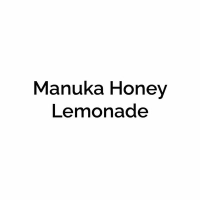 Trademark Manuka Honey Lemonade