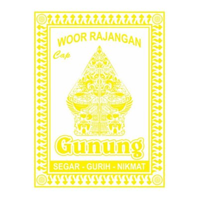 Trademark woor rajangan cap gunung