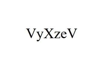 Trademark VyXzeV